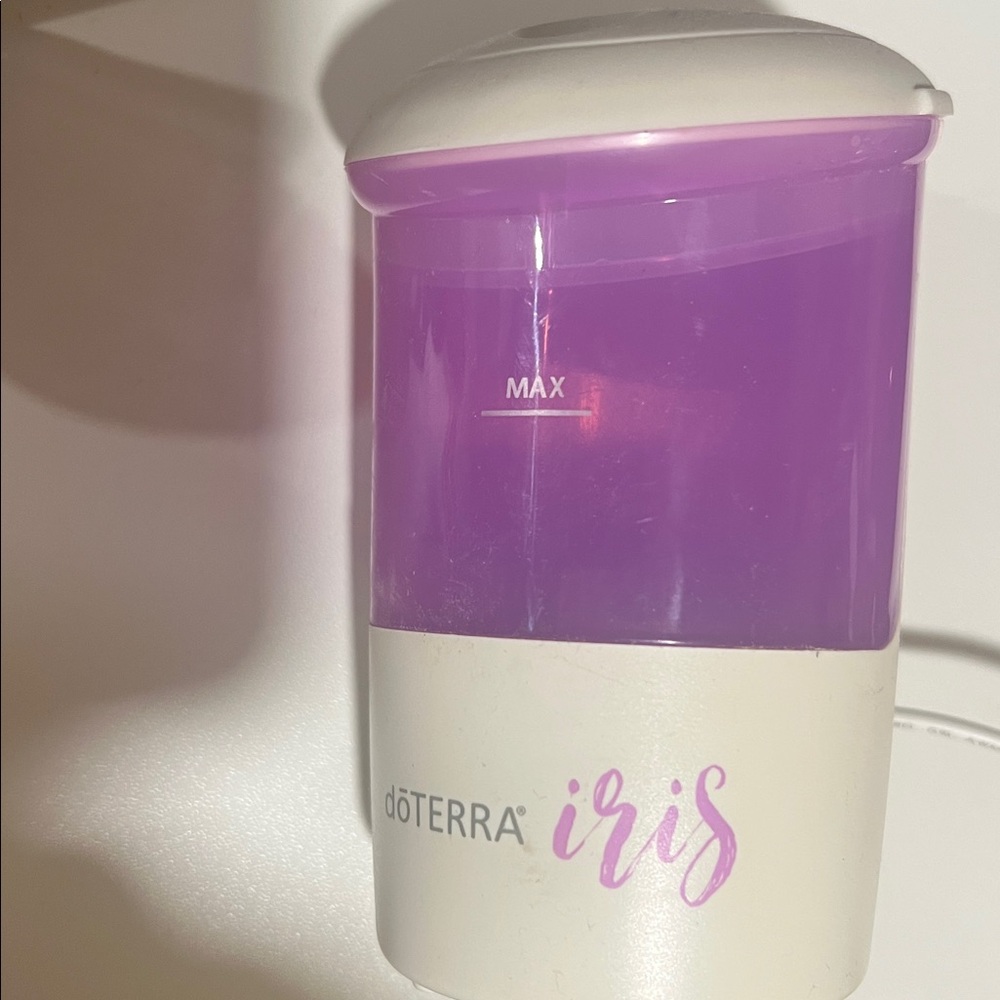 doTERRA Iris Purple and White Diffuser